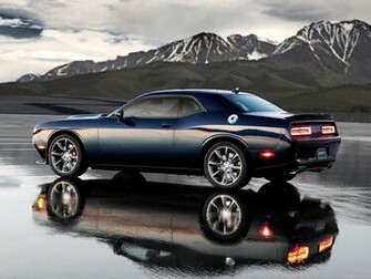 Dodge Challenger Srt Muscle Car Sport Black Wallpaper