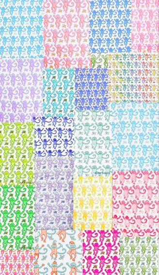 Preppy Roller Rabbit Wallpaper In