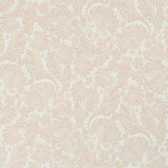 Interlace Pink Floral Wallpaper Sample Traditional By