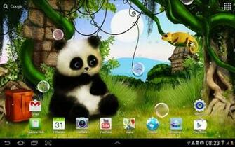 Animated Panda Live Wallpaper For Android By