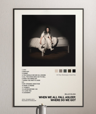 Billie Eilish When We All Fall Asleep Where Do Go Album