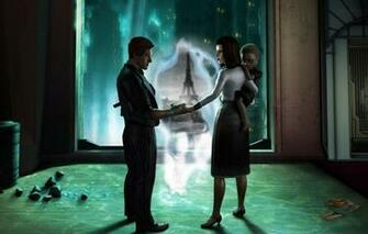 Wallpaper Bioshock Infinite Dlc Rapture Elizabeth Booker Dewitt