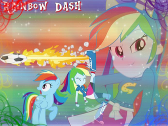 Rainbow Dash Wallpaper By Natoumjsonic