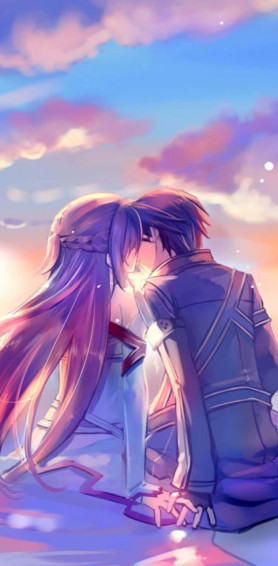 Kiss Cartoon Wallpaper