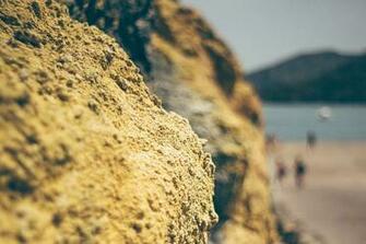 HD Wallpaper Italy Vulcano Rock Sulfur Sicily Object