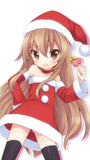Christmas Anime Girl Wallpaper iPhone