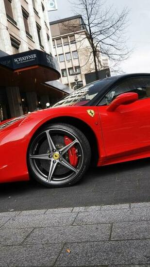 Red Ferrari Italia Best Htc One Wallpaper