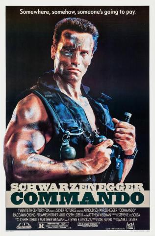 Return To The Main Poster For Commando Of Movie