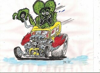 Rat Fink Rod By Darcat1530