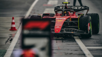 First Podium This Season For Carlos