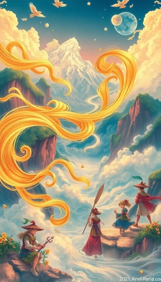 Golden Wind Wallpaper