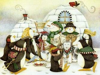 Christmas Wallpaper Painting