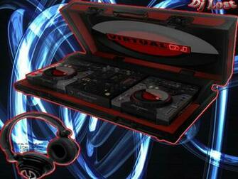 Mesa Moderna Virtual Dj Papel De Parede Sobre