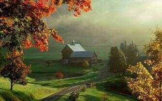 Farm House Wallpaper Jpg