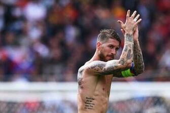 Sergio Ramos Captains Spain To Victory Managing Madrid