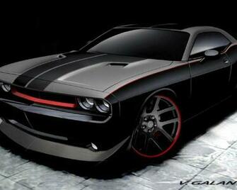 Dodge Challenger Cars Machines Technics Wallpaper