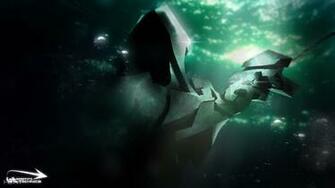 3d Graffiti Technica Abstract Green Underwater HD