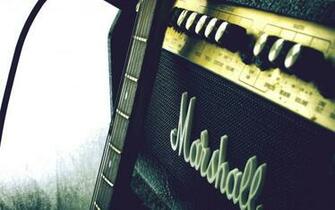 Marshall Amplifier Wallpaper Stock Photos