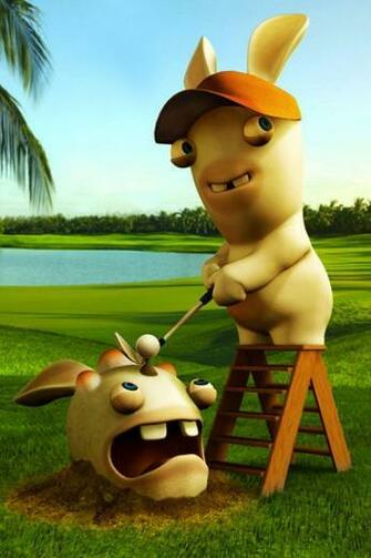 Rayman Raving Rabbids Golf Simply Beautiful iPhone Wallpaper