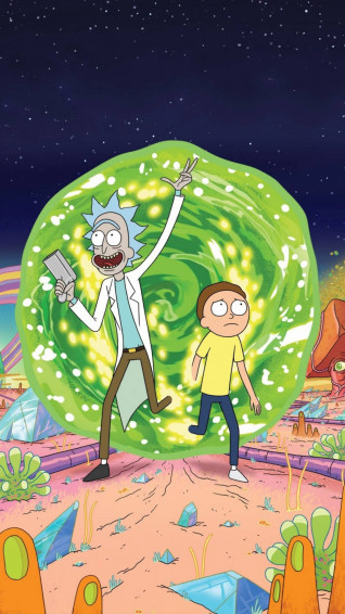 Rick And Morty Stoner Wallpaper