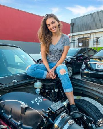 Emelia Hartford She Runs And Drives Letting Her Cool Down