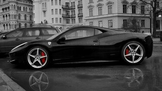 Black Ferrari Wallpaper Full HD