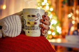 HD Wallpaper Woman Holding White Ceramic Coffee Mug Winter Cold