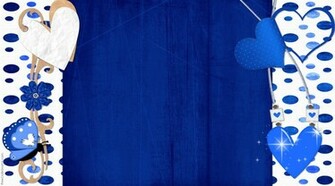 Blue Heart Background My Layouts