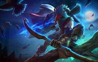 Wallpaper Night Bird Mask Bow Arrow Archer Strife Rook