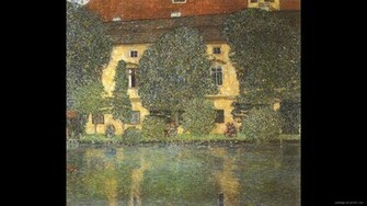 Gustav Klimt Paintings Wallpaper Schloss Kammer Attersee