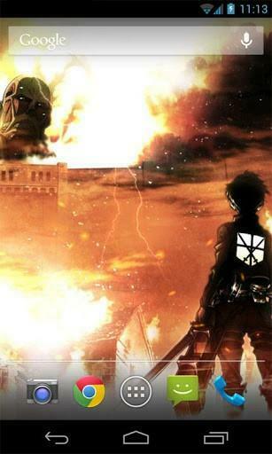 Attack On Titan Live Wallpaper Screenshot