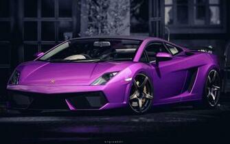 Purple Lamborghini Wallpaper Top