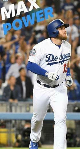 Max Muncy With Image Dodgers Baseball Girl Famous