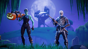 Purple Skull Trooper Wallpaper