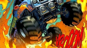 Monster Truck Computer Wallpaper Desktop Background