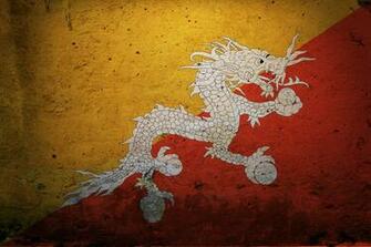 Flag Of Bhutan HD Wallpaper Background Image Id