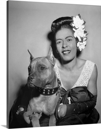 Billie Holiday With Her Dog Mister Wall Art S Prints