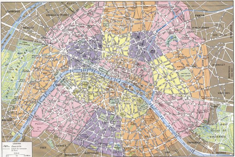 Full Map Of Paris Streets Travel Guide And Tourist Information