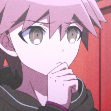 A Makoto Naegi Pink Wallpaper Anime