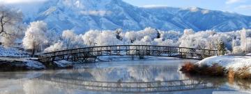Bridge Winter Ultra HD Desktop Background Wallpaper For 4k UHD Tv