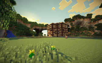 Minecraft Landscape Wallpaper