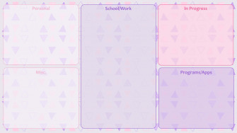 Cute Desktop Organizer Wallpaper