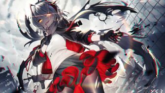 W Arknights Anime Girl 4k Wallpaper