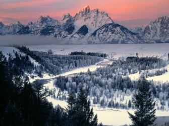 Desktop Wallpaper Natural Background Snake River Grand