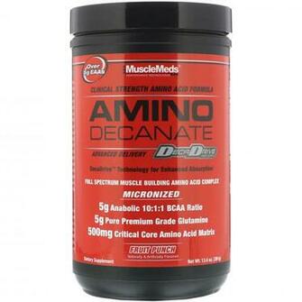 Musclemeds Amino Decanate Fruit Punch Oz G Walmart