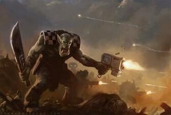 Warhammer 40k Ork Boyz By Thomaswievegg