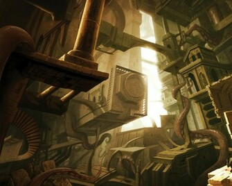 Mc Escher Cities Wallpaper