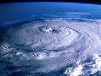 Cyclone Over Earth From Space S Computer