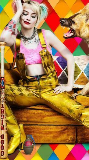 Harley Quinn Birds Of Prey 4k Poster iPhone Wallpaper