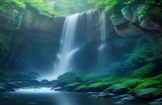 Waterfall Wallpaper With Sound